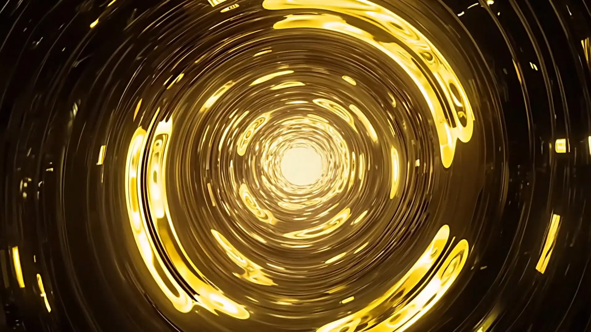 Opulent Golden Circle Background for Title Animation